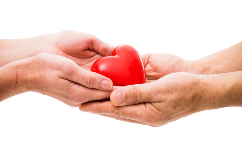 La donación es un gesto voluntario y altruista.