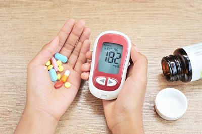 Efectos de los medicamentos en pacientes con diabetes.