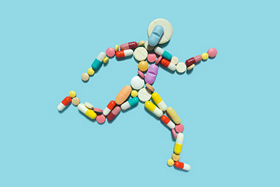 El deportista no debería tomar medicamentos que no sean prescritos por el médico. 